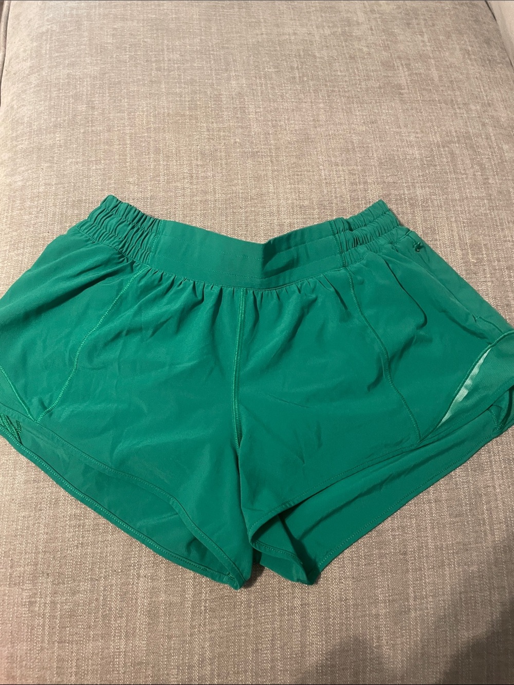 lululemon athletica Women's Green Running Shorts